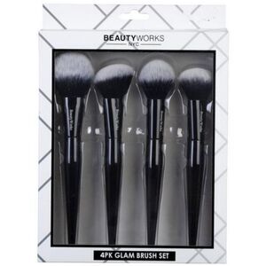 Beauty Works 4PK Glam Brush Set